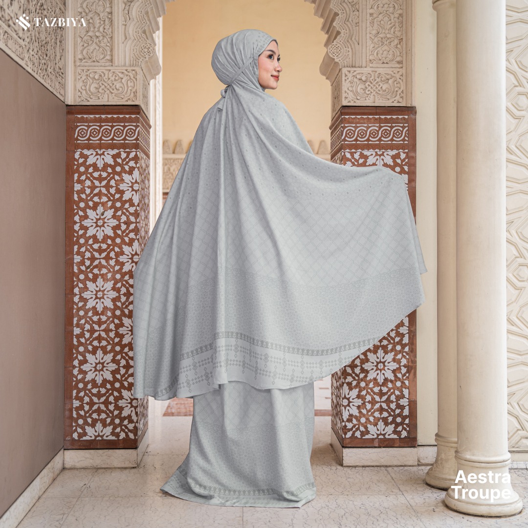 TAZBIYA MUKENA AESTRA SERIES | MUKENA RAYON PREMIUM 2IN1 DEWASA