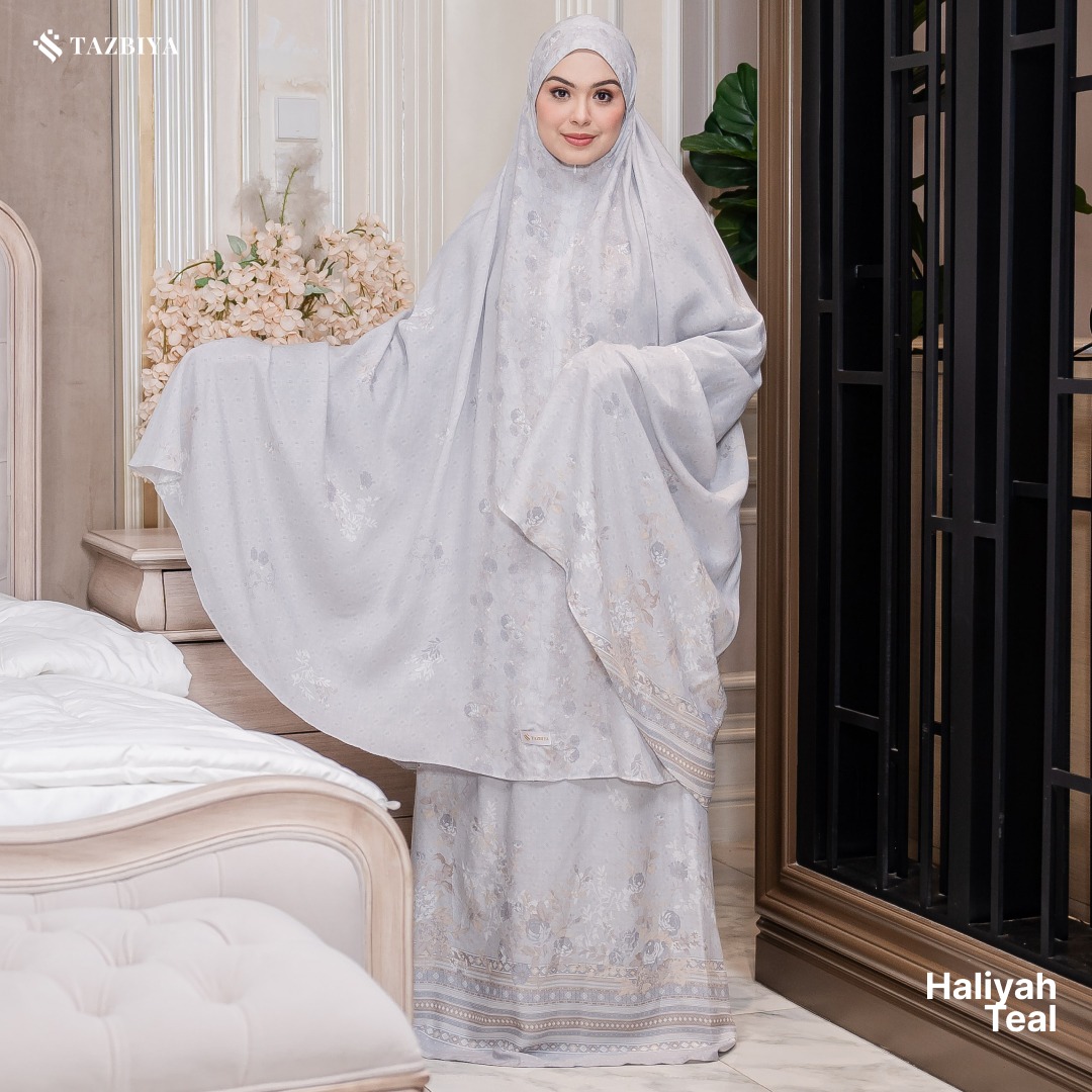 TAZBIYA MUKENA HALIYAH SERIES | MUKENA RAYON SAJADAH PREMIUM 2IN1 DEWASA