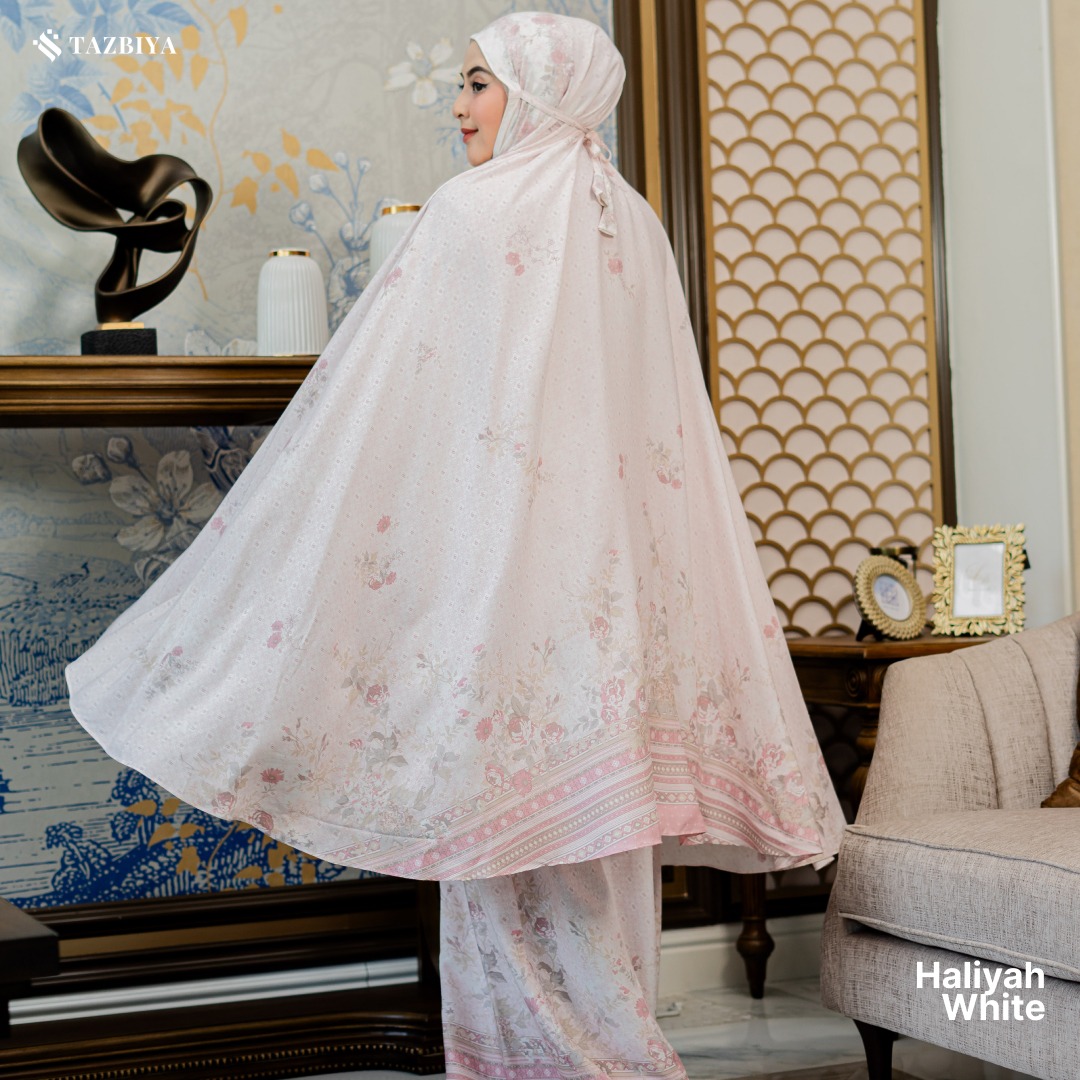 TAZBIYA MUKENA HALIYAH SERIES | MUKENA RAYON SAJADAH PREMIUM 2IN1 DEWASA