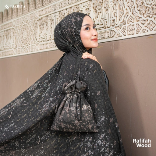Image of TAZBIYA MUKENA RAFIFAH SERIES | MUKENA RAYON SAJADAH PREMIUM 2IN1 DEWASA