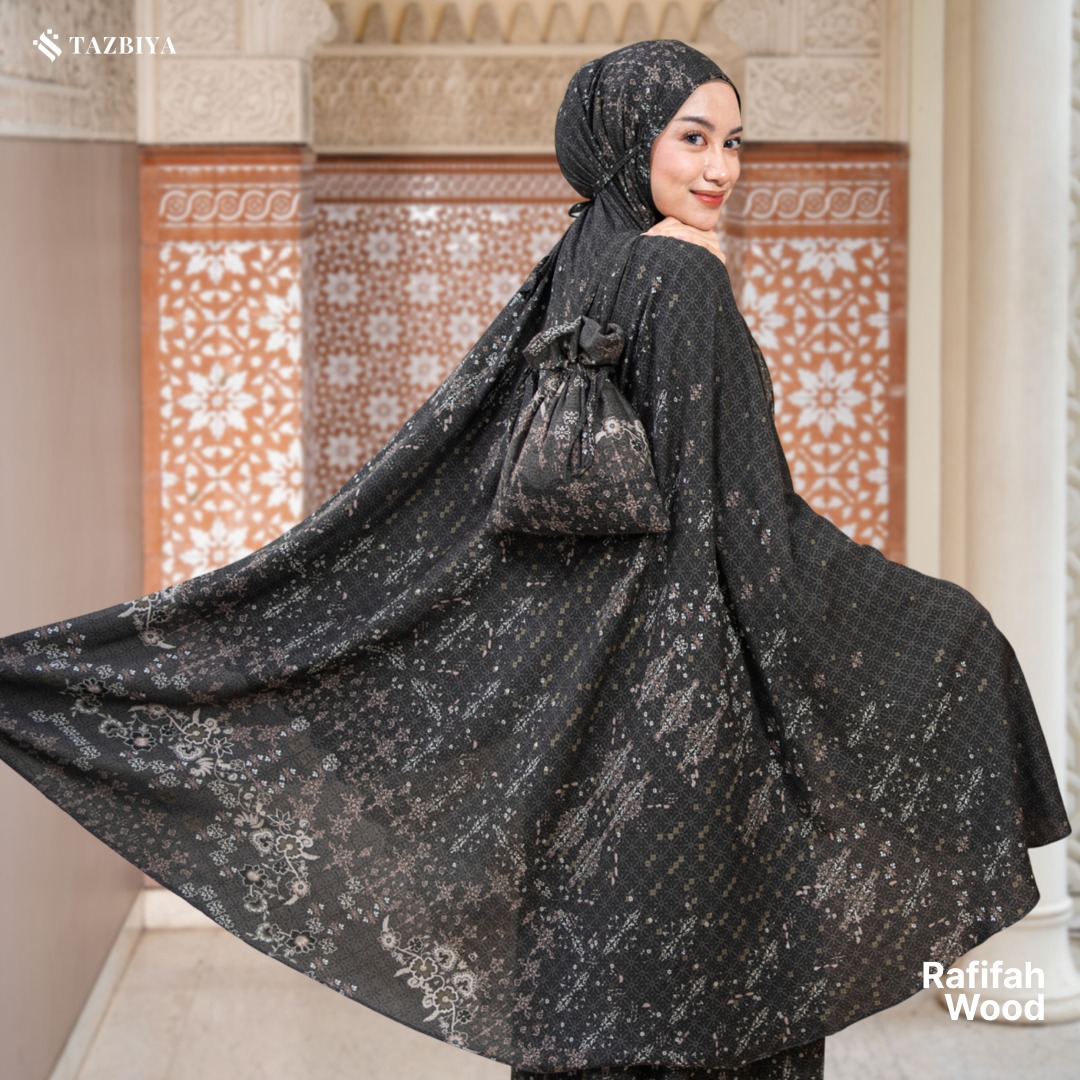 TAZBIYA MUKENA RAFIFAH SERIES | MUKENA RAYON SAJADAH PREMIUM 2IN1 DEWASA