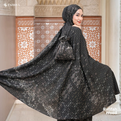 Image of TAZBIYA MUKENA RAFIFAH SERIES | MUKENA RAYON SAJADAH PREMIUM 2IN1 DEWASA