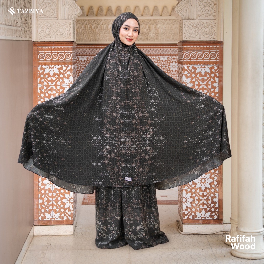 TAZBIYA MUKENA RAFIFAH SERIES | MUKENA RAYON SAJADAH PREMIUM 2IN1 DEWASA