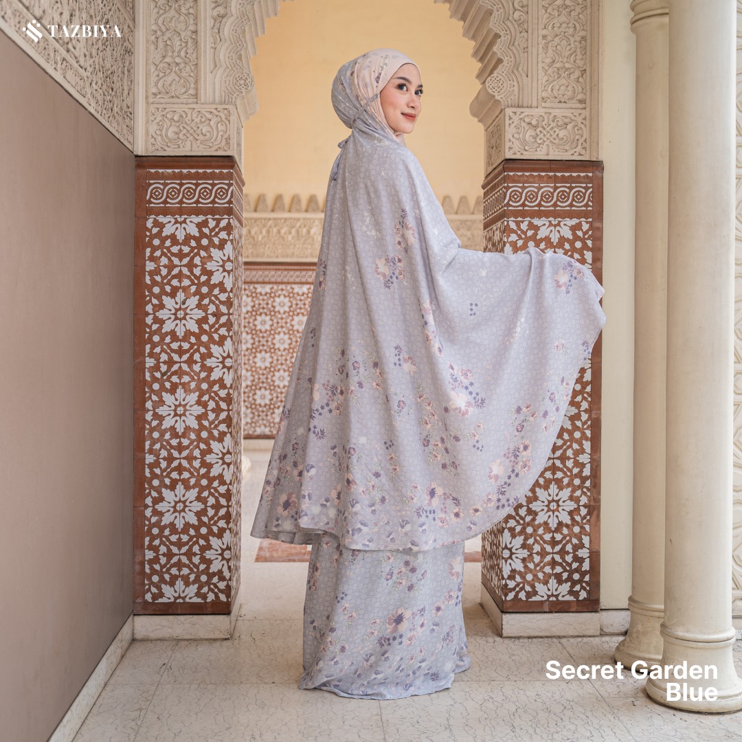 MUKENA TAZBIYA SECRET GARDEN I MUKENA RAYON PREMIUM DEWASA