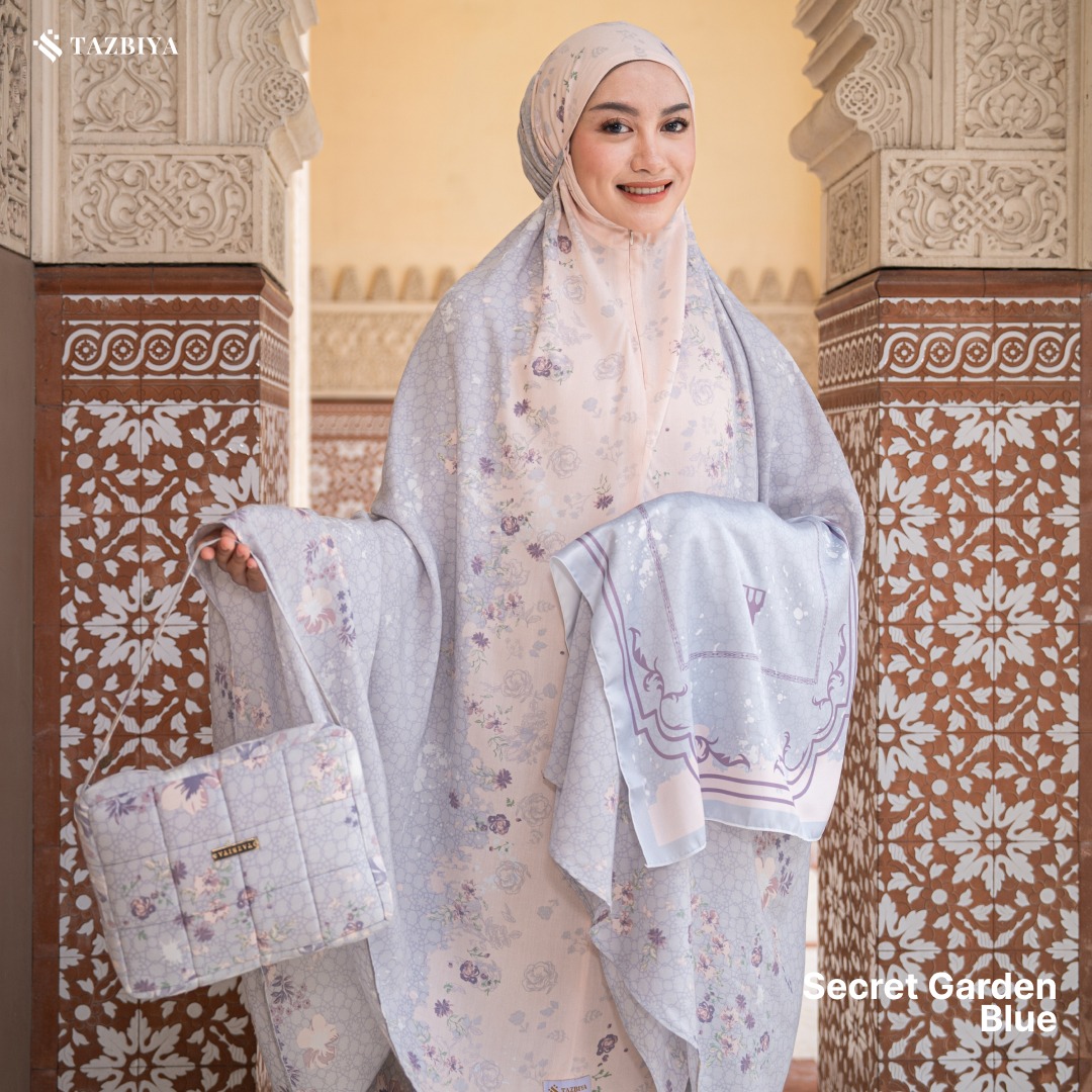 MUKENA TAZBIYA SECRET GARDEN I MUKENA RAYON PREMIUM DEWASA