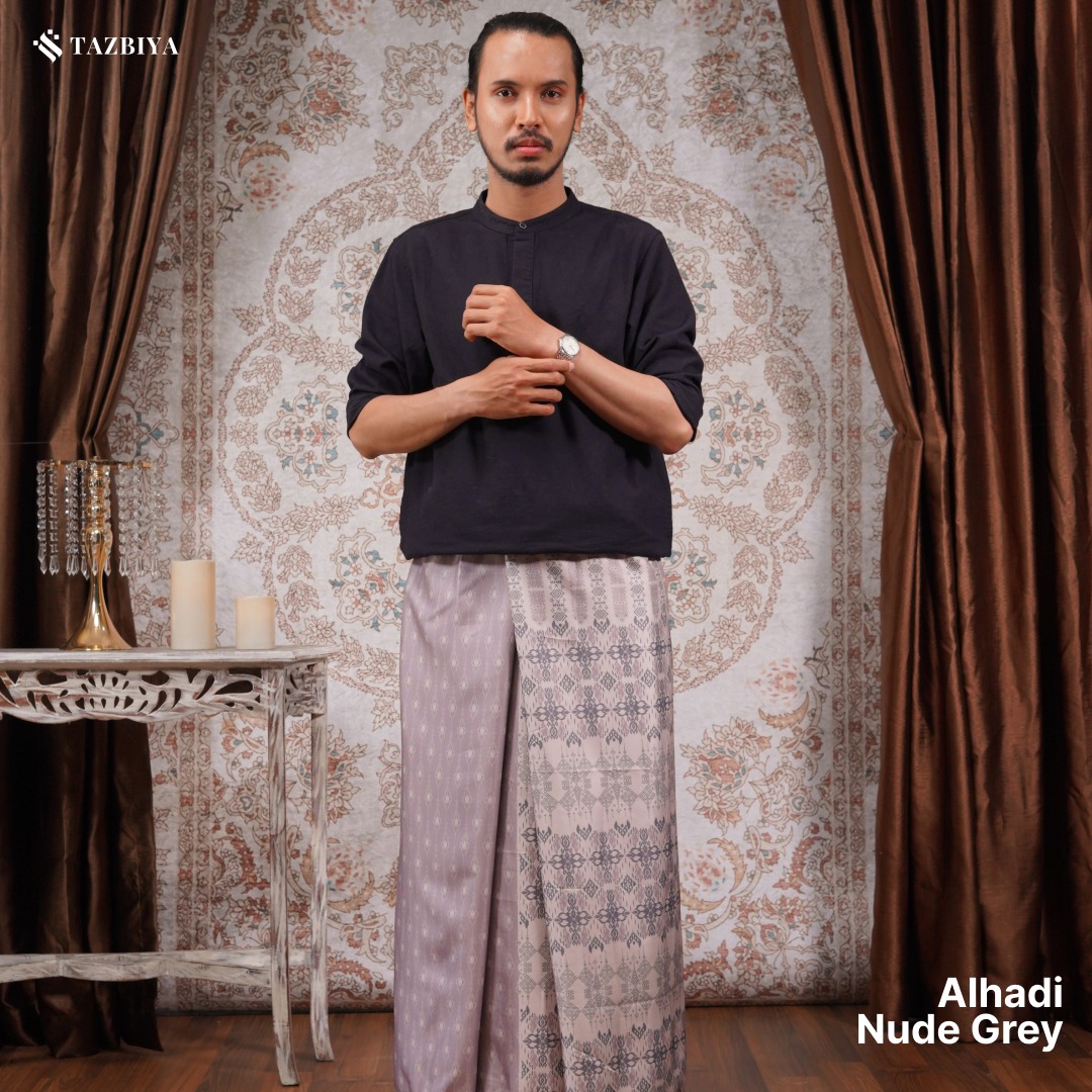 TAZBIYA PRAYER-SET SARUNG ALHADI SERIES I SARUNG LAKI LAKI DEWASA MOTIF