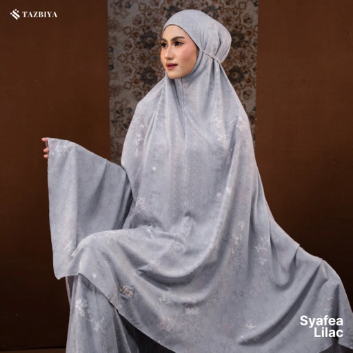 Image of TAZBIYA MUKENA SYAFEA SERIES | MUKENA RAYON PREMIUM 2IN1 DEWASA FREE SAJADAH