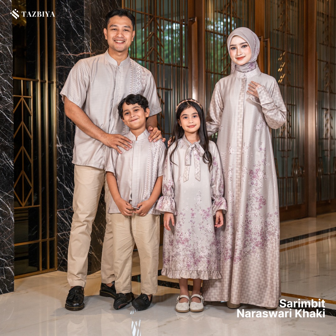 [READY STOCK] TAZBIYA SARIMBIT NARASWARI SERIES | Baju Sarimbit Lebaran | Baju Sarimbit | Baju Sarimbit Keluarga | Sarimbit 2026