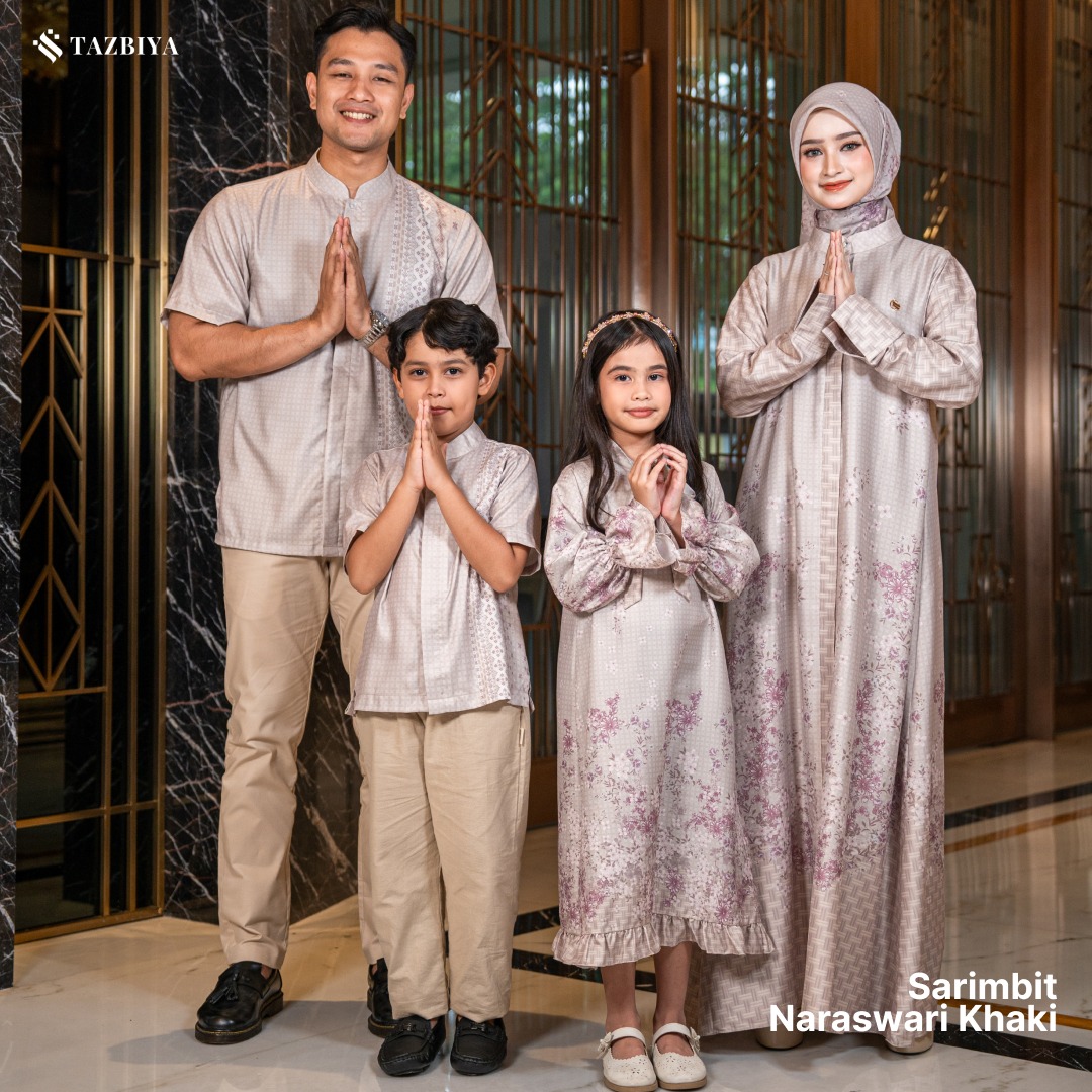 [READY STOCK] TAZBIYA SARIMBIT NARASWARI SERIES | Baju Sarimbit Lebaran | Baju Sarimbit | Baju Sarimbit Keluarga | Sarimbit 2026