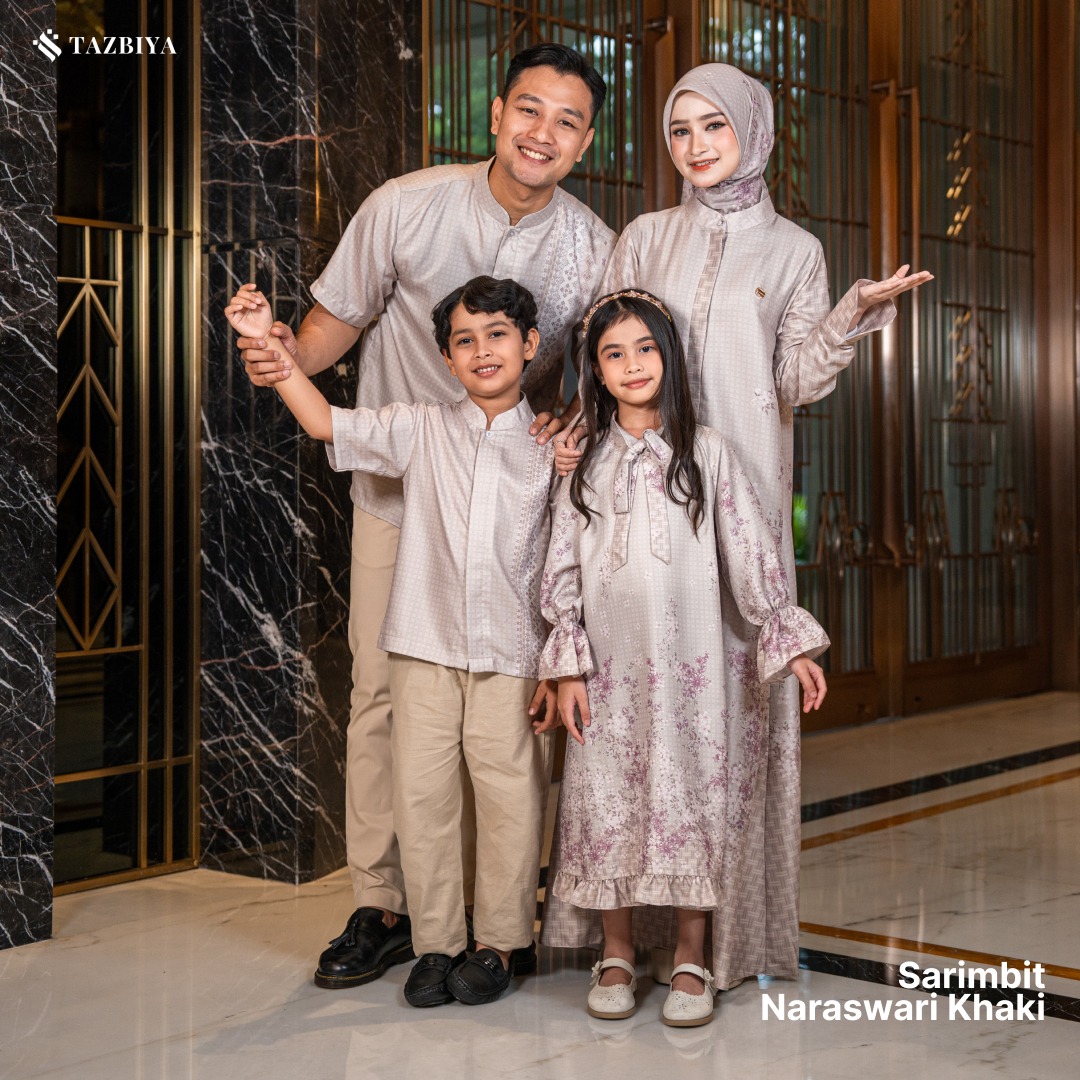 [READY STOCK] TAZBIYA SARIMBIT NARASWARI SERIES | Baju Sarimbit Lebaran | Baju Sarimbit | Baju Sarimbit Keluarga | Sarimbit 2026