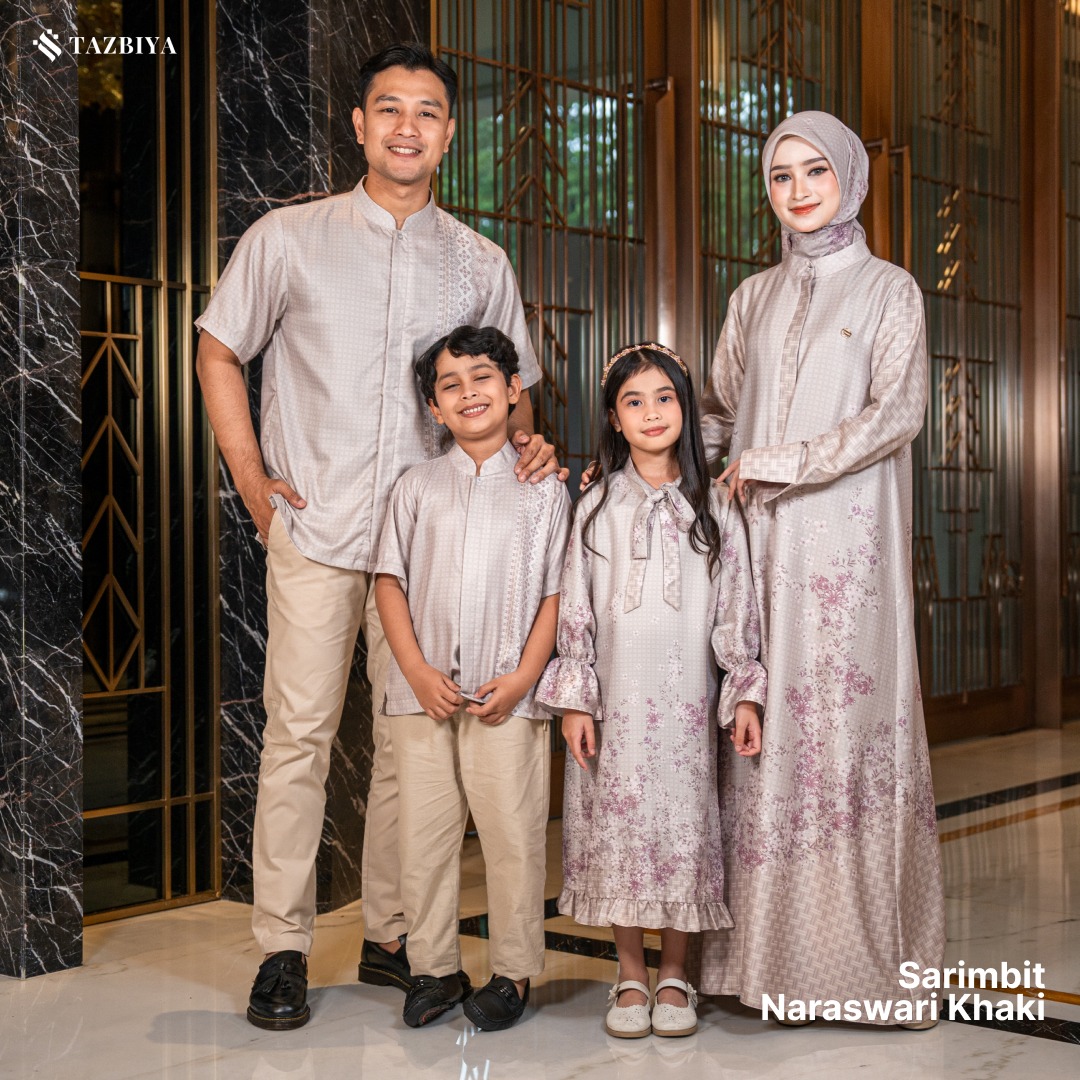 [READY STOCK] TAZBIYA SARIMBIT NARASWARI SERIES | Baju Sarimbit Lebaran | Baju Sarimbit | Baju Sarimbit Keluarga | Sarimbit 2026