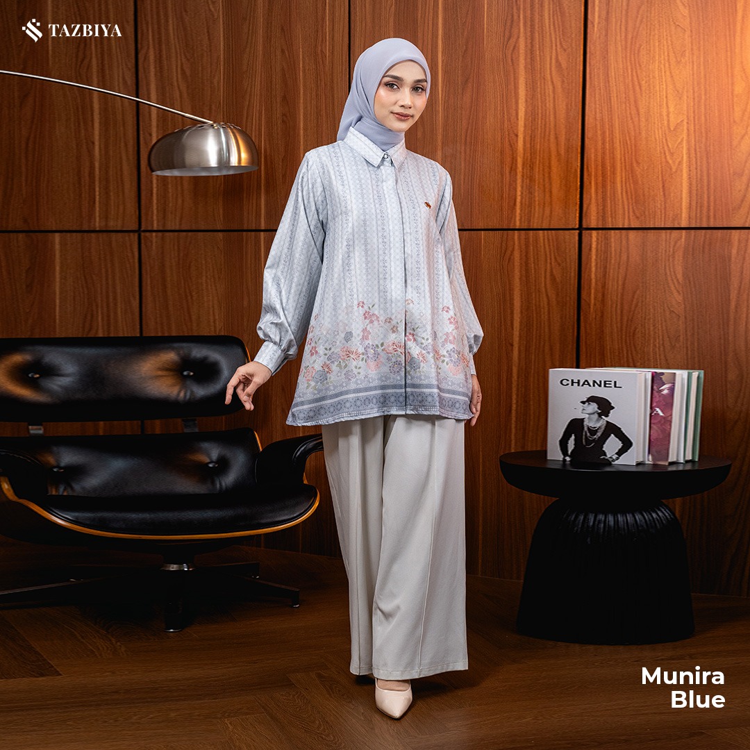 TAZBIYA BLOUSE MUNIRA SERIES | BLOUSE PREMIUM | ATASAN WANITA