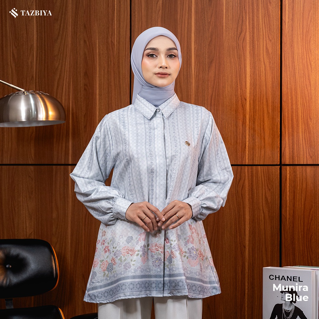 TAZBIYA BLOUSE MUNIRA SERIES | BLOUSE PREMIUM | ATASAN WANITA