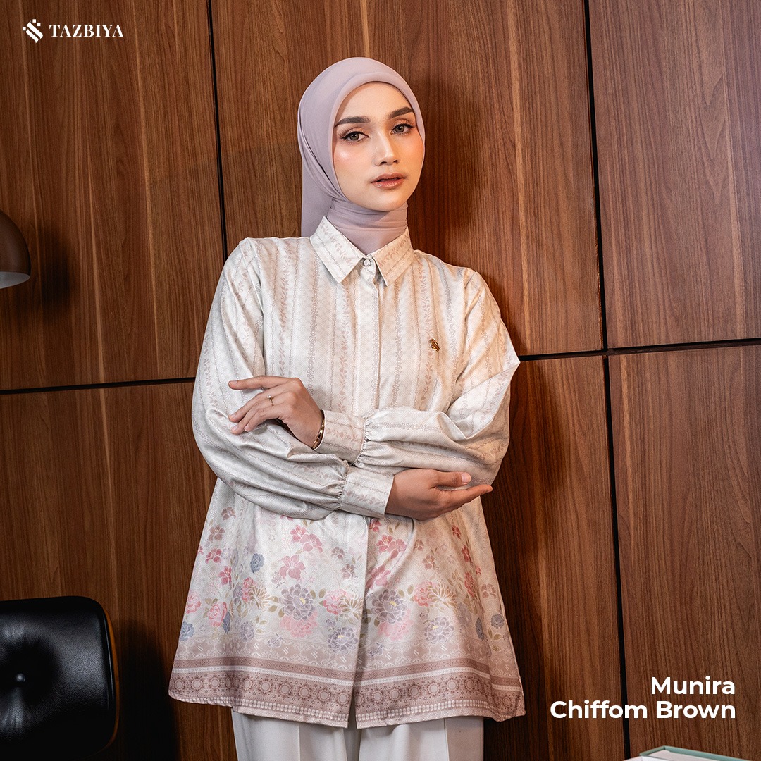 TAZBIYA BLOUSE MUNIRA SERIES | BLOUSE PREMIUM | ATASAN WANITA