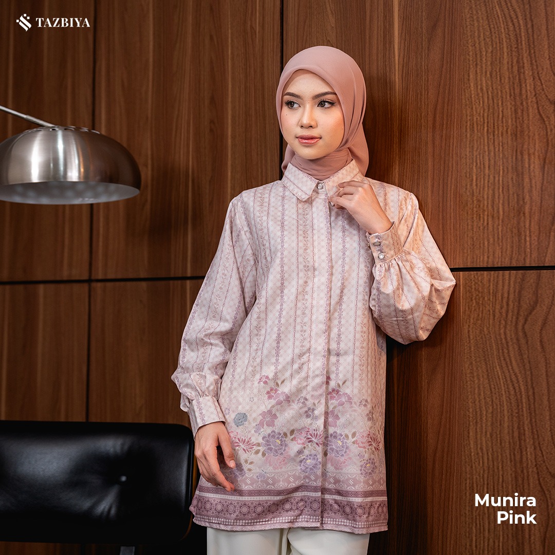 TAZBIYA BLOUSE MUNIRA SERIES | BLOUSE PREMIUM | ATASAN WANITA