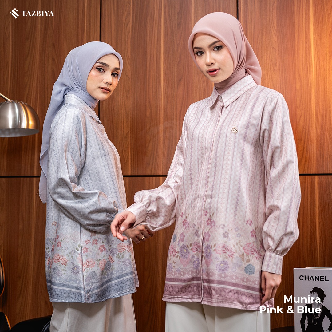 TAZBIYA BLOUSE MUNIRA SERIES | BLOUSE PREMIUM | ATASAN WANITA