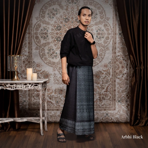 Image of [NEW!] TAZBIYA PRAYER-SET SARUNG ARBHI SERIES I SARUNG LAKI LAKI DEWASA MOTIF