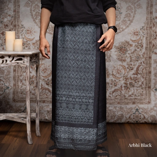 Image of [NEW!] TAZBIYA PRAYER-SET SARUNG ARBHI SERIES I SARUNG LAKI LAKI DEWASA MOTIF