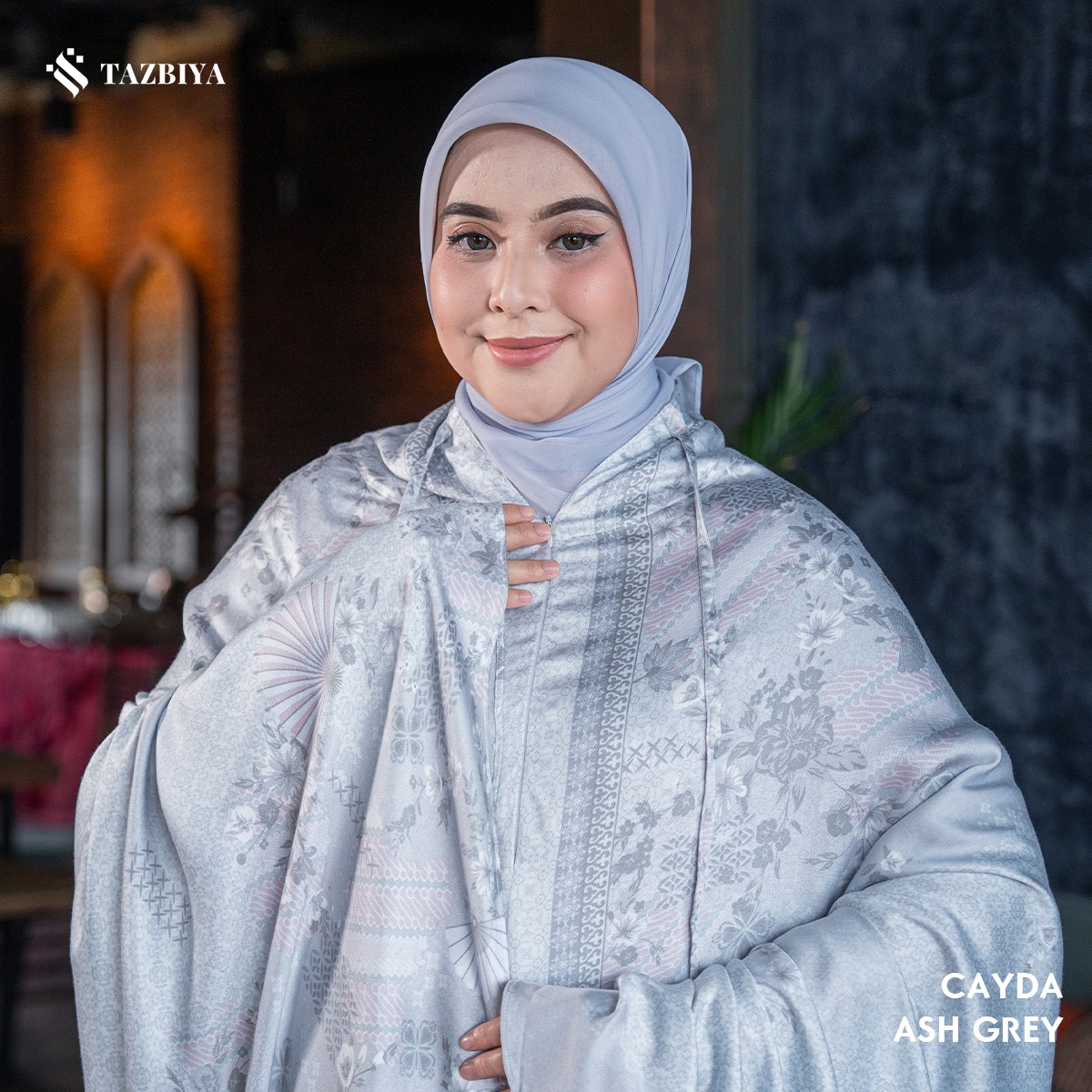 MUKENA TAZBIYA PREMIUM CAYDA I Mukena Rayon Satin Jumbo Dewasa