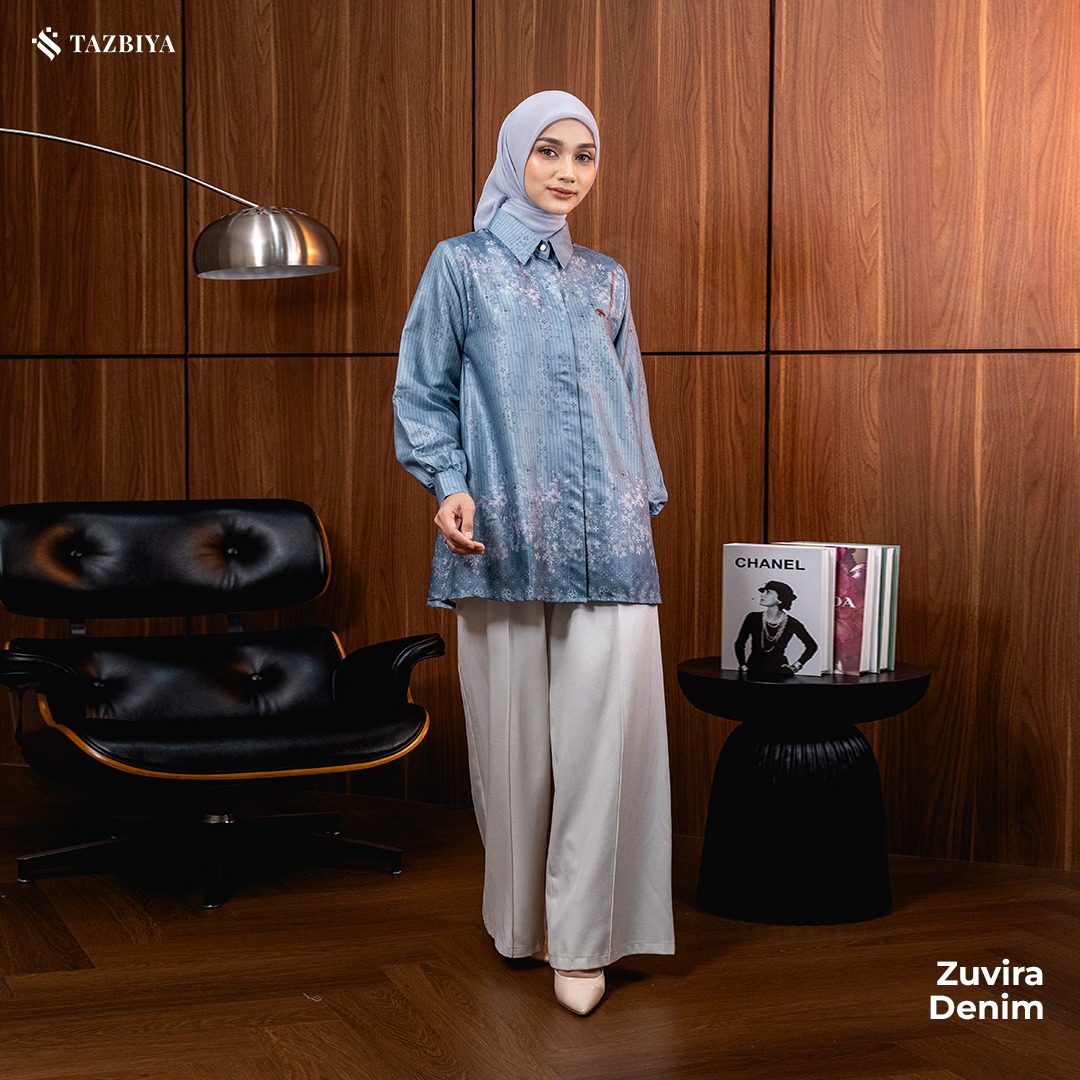 TAZBIYA BLOUSE ZUVIRA SERIES | BLOUSE PREMIUM | ATASAN WANITA