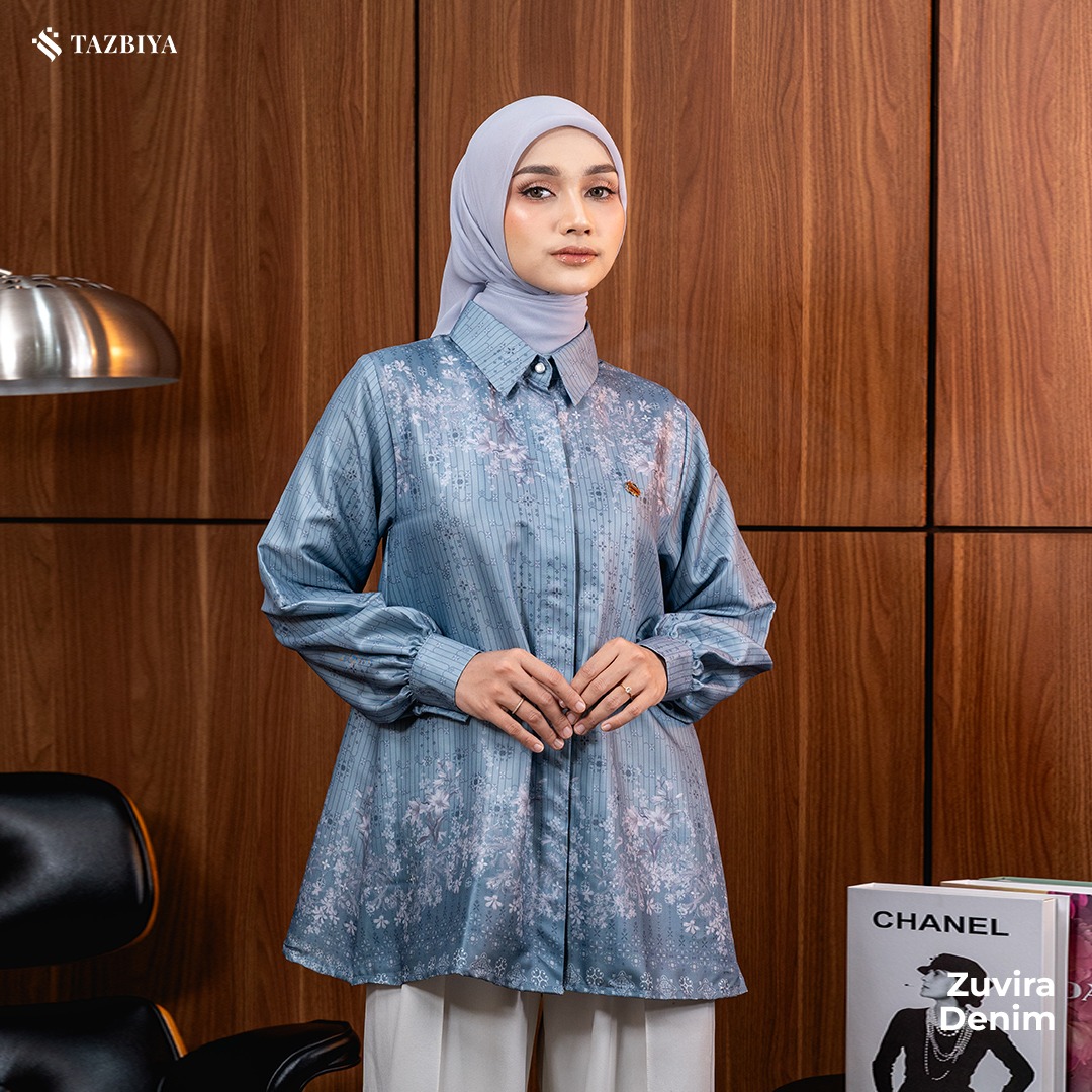 TAZBIYA BLOUSE ZUVIRA SERIES | BLOUSE PREMIUM | ATASAN WANITA