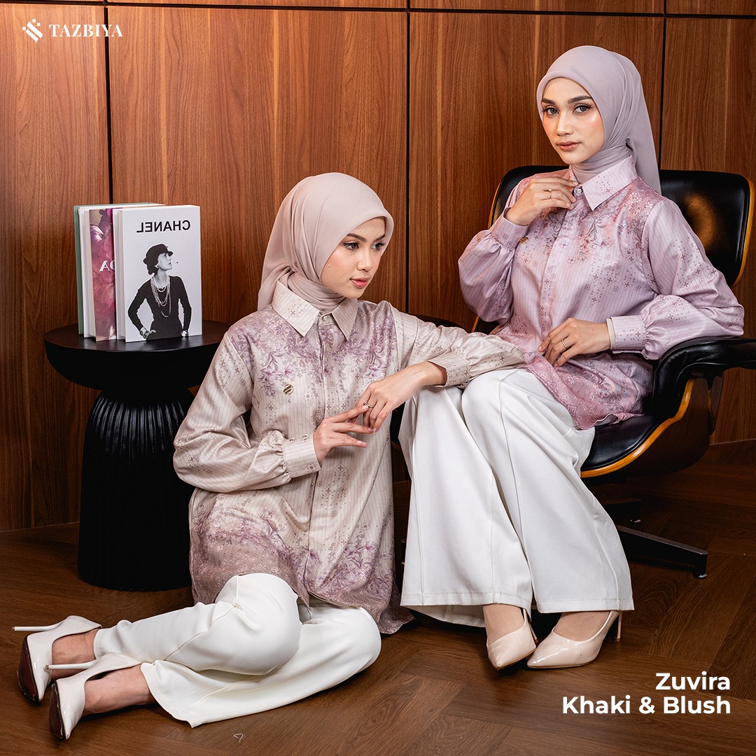 TAZBIYA BLOUSE ZUVIRA SERIES | BLOUSE PREMIUM | ATASAN WANITA