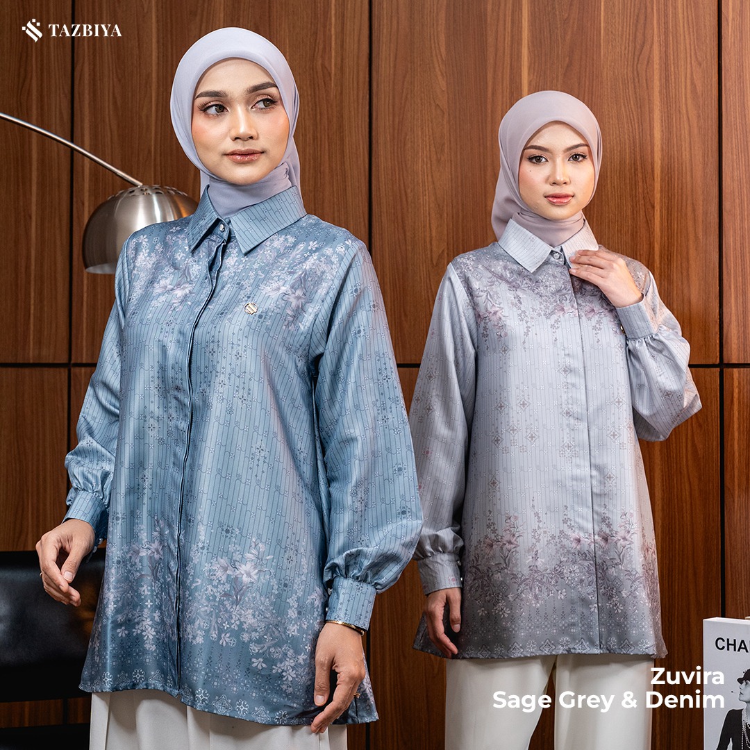 TAZBIYA BLOUSE ZUVIRA SERIES | BLOUSE PREMIUM | ATASAN WANITA