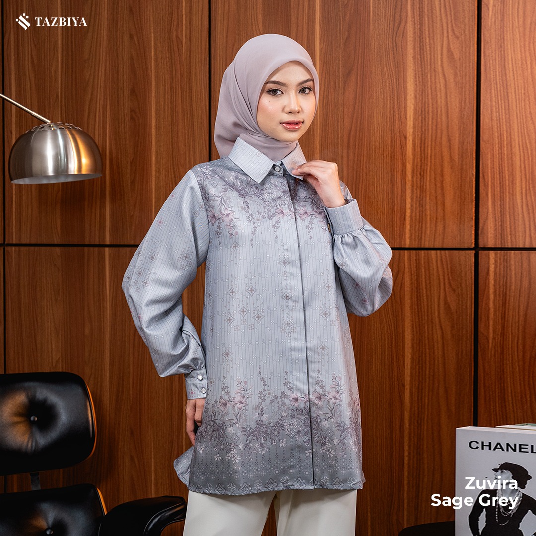 TAZBIYA BLOUSE ZUVIRA SERIES | BLOUSE PREMIUM | ATASAN WANITA