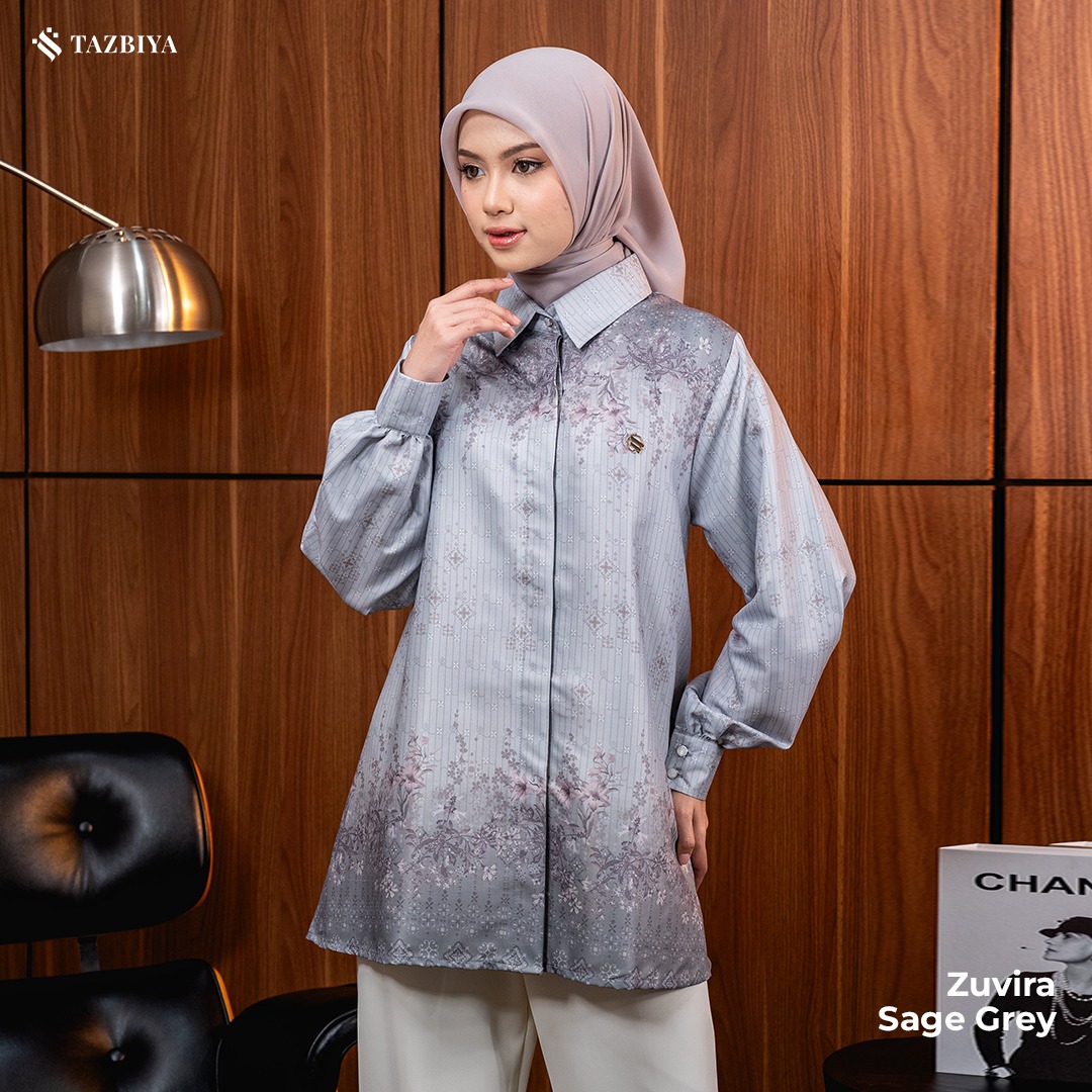 TAZBIYA BLOUSE ZUVIRA SERIES | BLOUSE PREMIUM | ATASAN WANITA