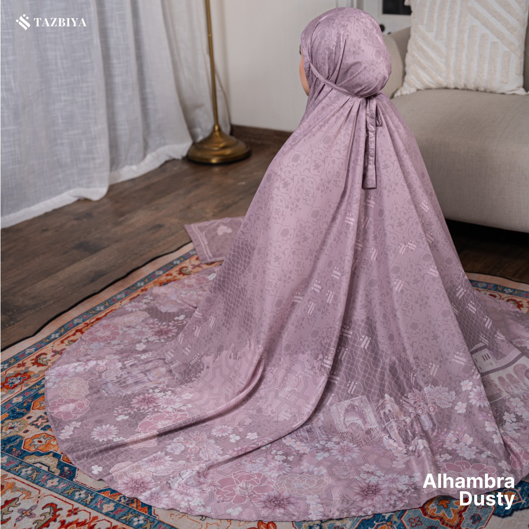 TAZBIYA MUKENA TRAVEL 2IN1 ALHAMBRA SERIES | Mukena Travel Dewasa Motif