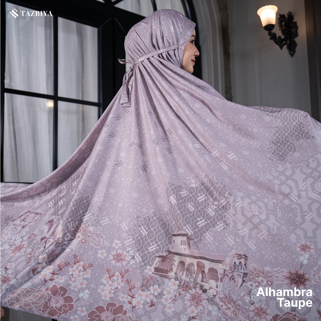 TAZBIYA MUKENA TRAVEL 2IN1 ALHAMBRA SERIES | Mukena Travel Dewasa Motif