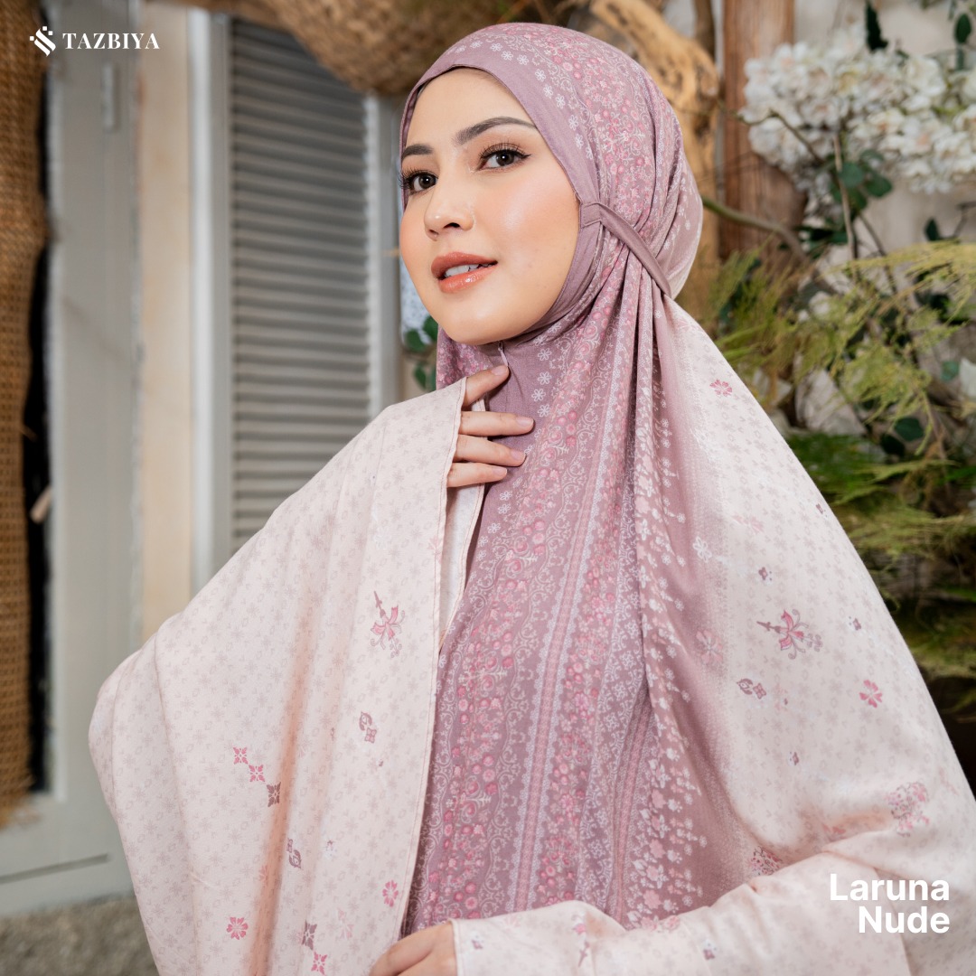 TAZBIYA MUKENA LARUNA SERIES | MUKENA DEWASA RAYON SAJADAH PREMIUM 2IN1