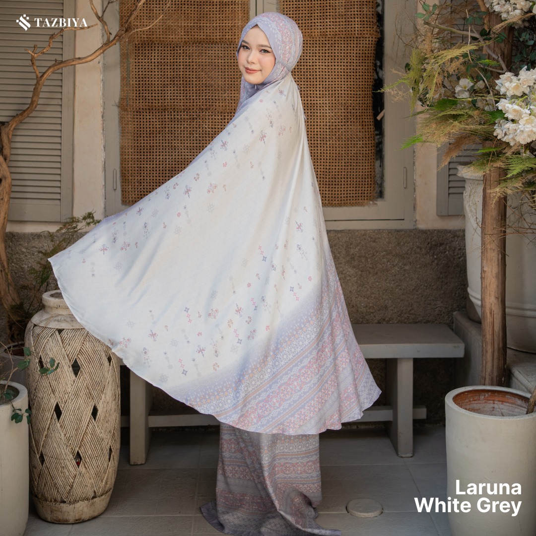 TAZBIYA MUKENA LARUNA SERIES | MUKENA DEWASA RAYON SAJADAH PREMIUM 2IN1