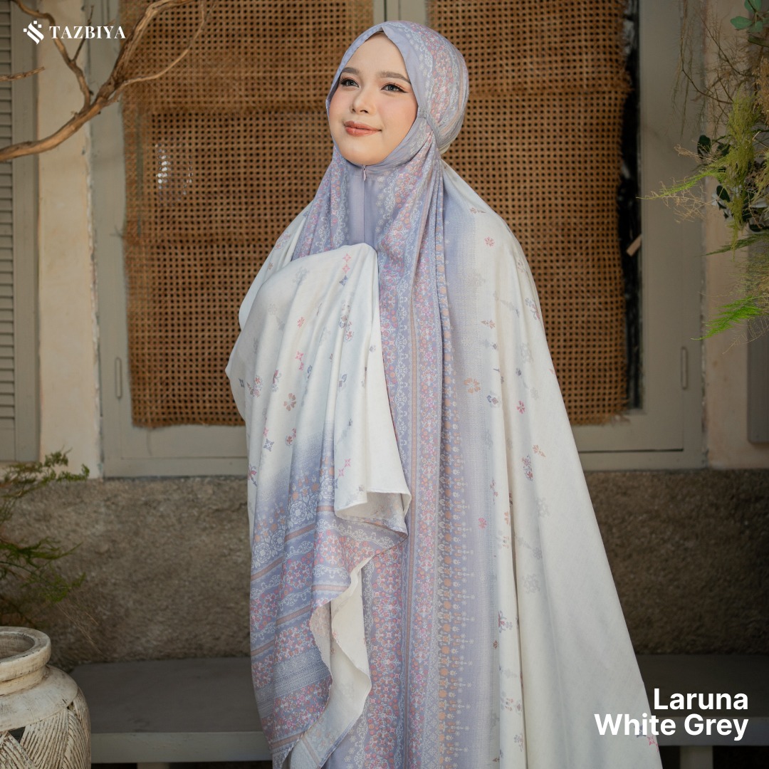 TAZBIYA MUKENA LARUNA SERIES | MUKENA DEWASA RAYON SAJADAH PREMIUM 2IN1