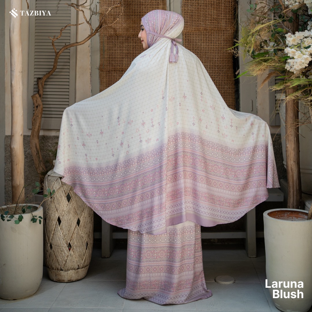 TAZBIYA MUKENA LARUNA SERIES | MUKENA DEWASA RAYON SAJADAH PREMIUM 2IN1