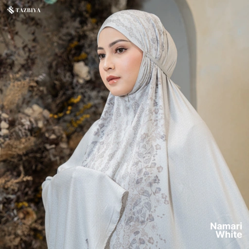 Image of TAZBIYA MUKENA RAYON SATIN PREMIUM NAMARI SERIES