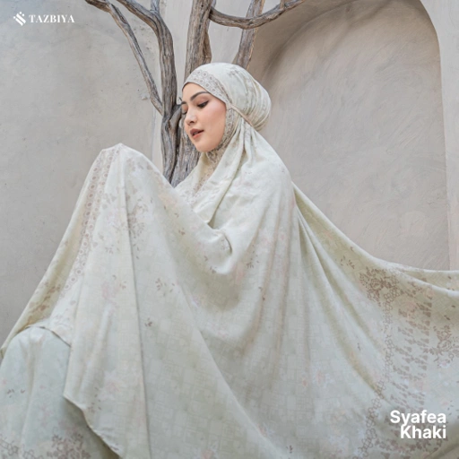 Image of TAZBIYA MUKENA SYAFEA SERIES | MUKENA DEWASA RAYON SAJADAH 2IN1