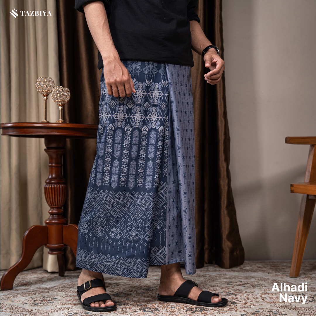 TAZBIYA PRAYER-SET SARUNG ALHADI SERIES I SARUNG LAKI LAKI DEWASA MOTIF