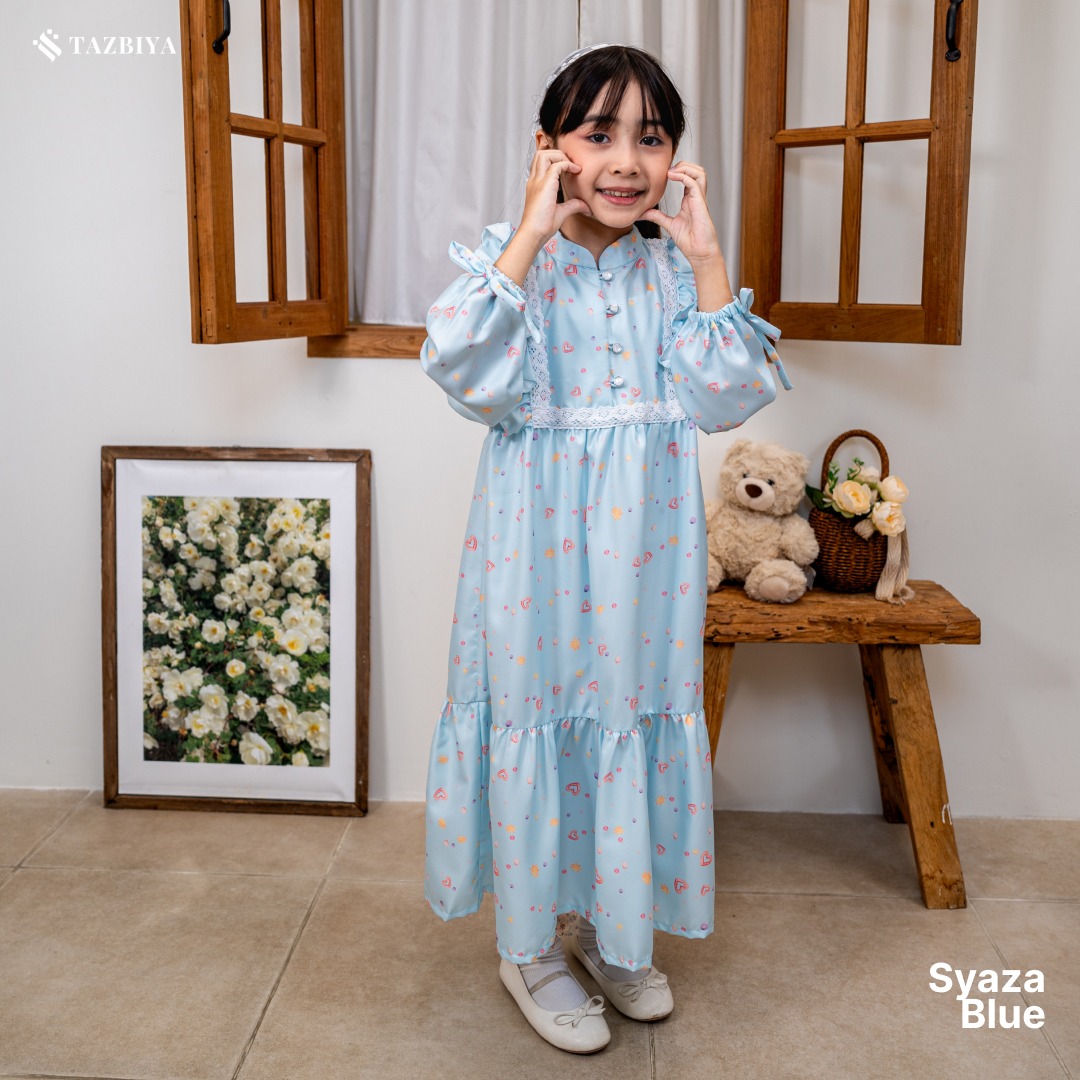 TAZBIYA - Gamis Anak Series (Gamis Dress Anak Perempuan Usia 2-8 Tahun Motif Lucu Cantik Stylish)