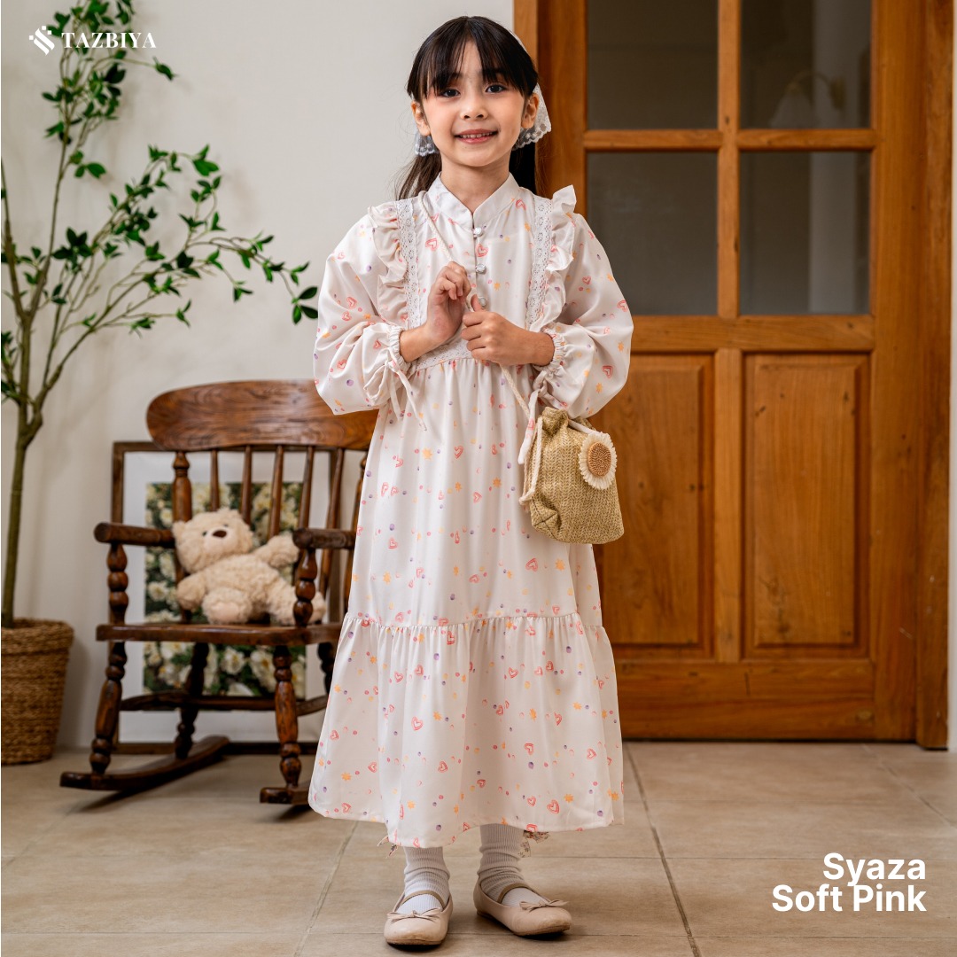 TAZBIYA - Gamis Anak Series (Gamis Dress Anak Perempuan Usia 2-8 Tahun Motif Lucu Cantik Stylish)
