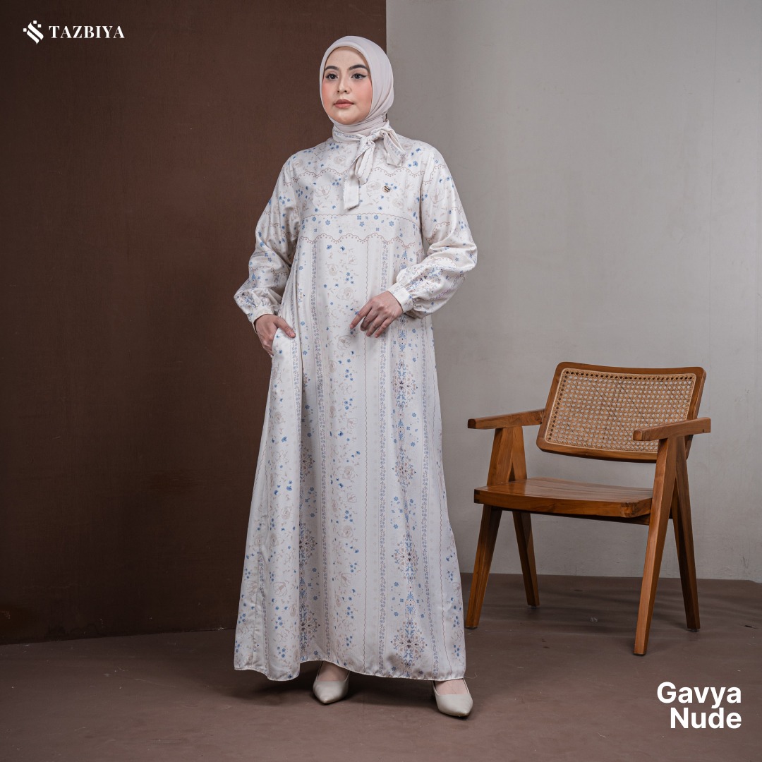 TAZBIYA MUSLIMWEAR GAMIS COTTON PREMIUM GAVYA SERIES