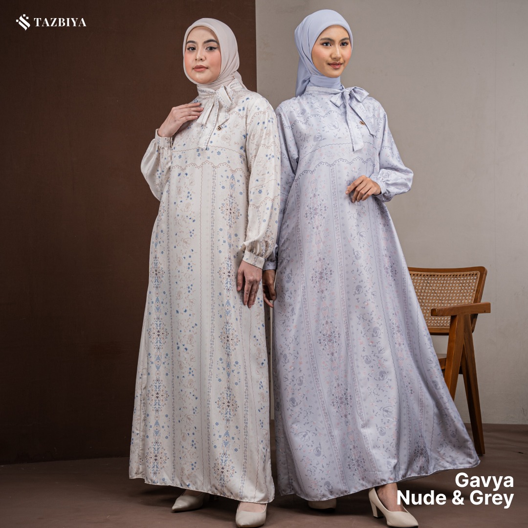 TAZBIYA MUSLIMWEAR GAMIS COTTON PREMIUM GAVYA SERIES