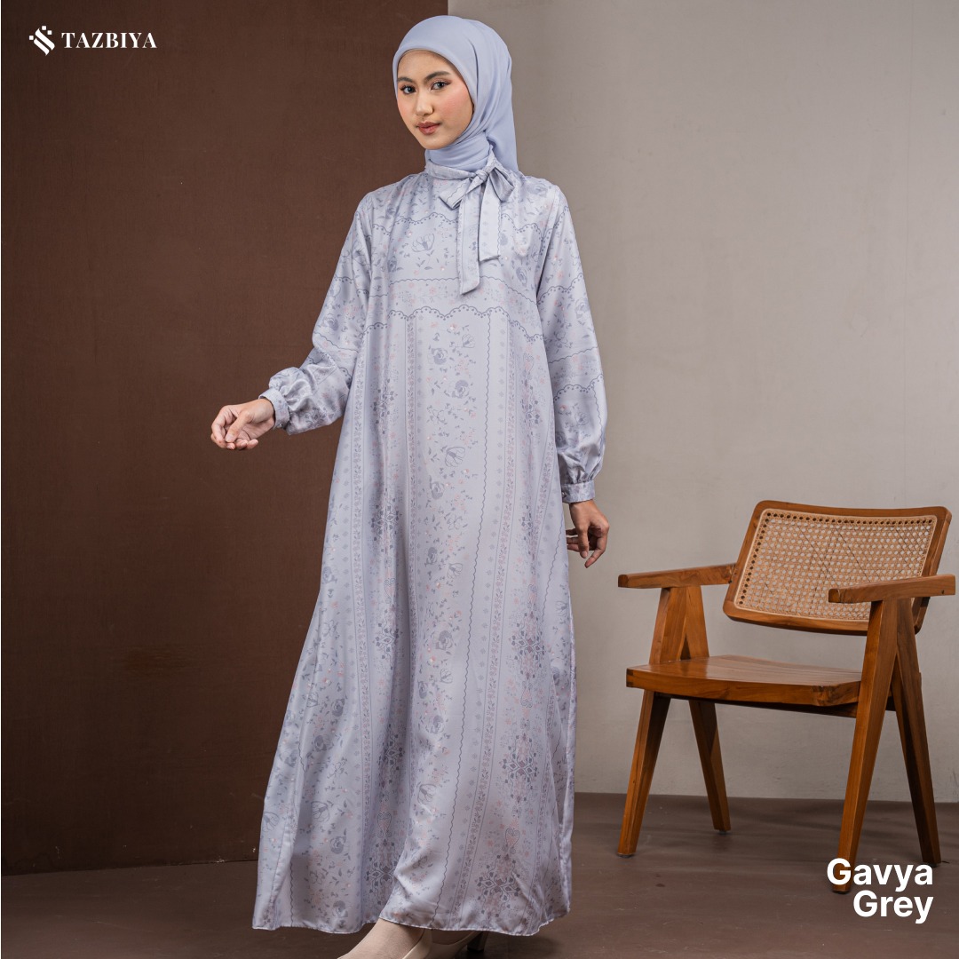 TAZBIYA MUSLIMWEAR GAMIS COTTON PREMIUM GAVYA SERIES