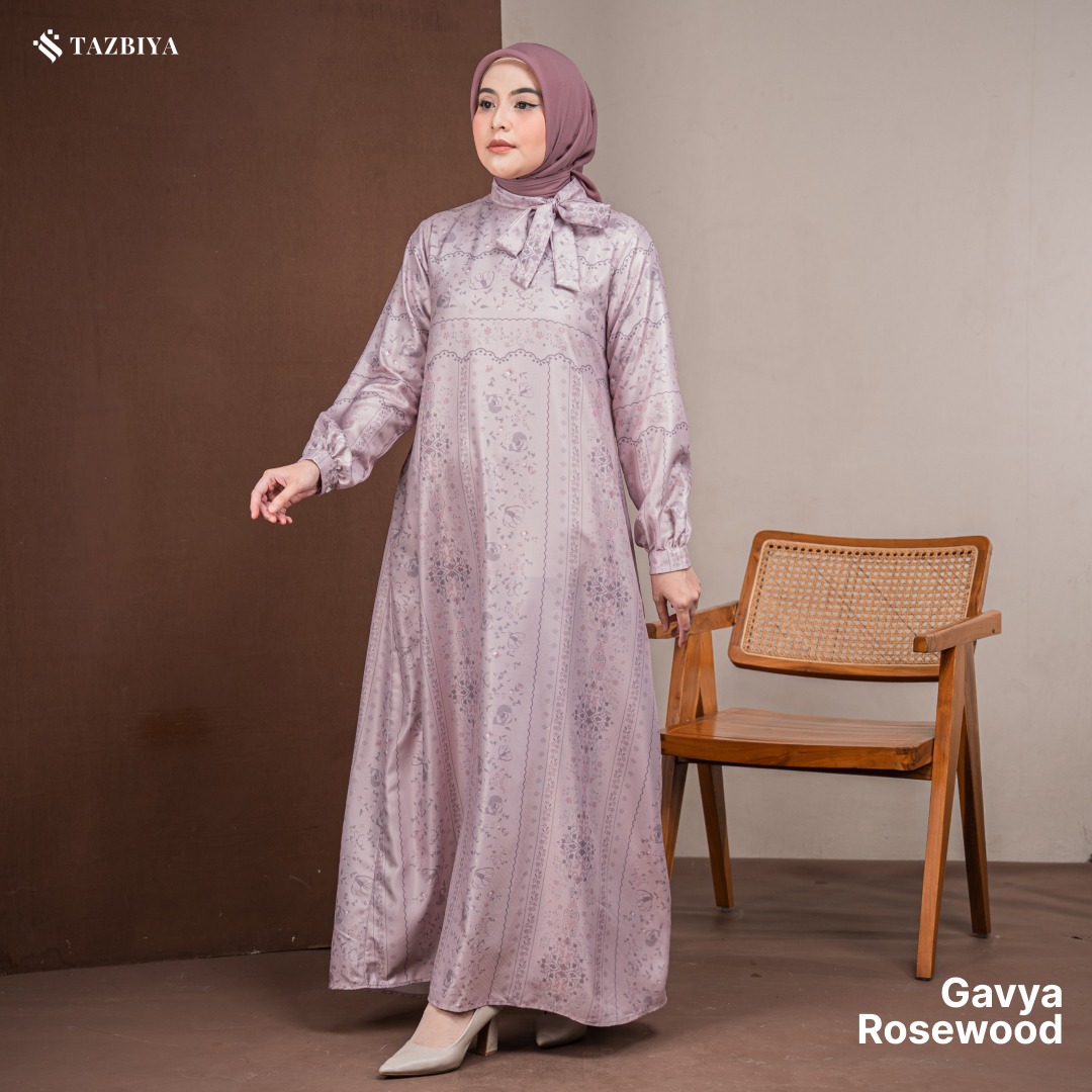 TAZBIYA MUSLIMWEAR GAMIS COTTON PREMIUM GAVYA SERIES