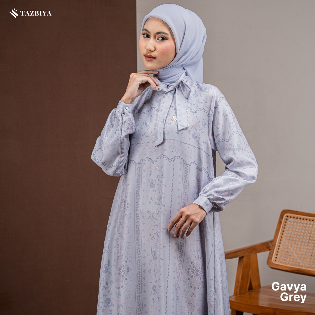 TAZBIYA MUSLIMWEAR GAMIS COTTON PREMIUM GAVYA SERIES