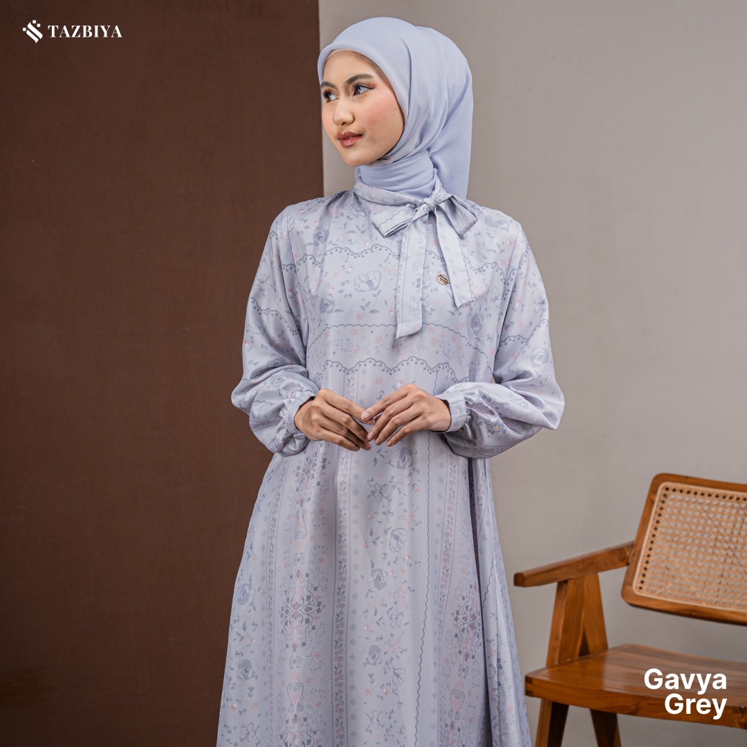 TAZBIYA MUSLIMWEAR GAMIS COTTON PREMIUM GAVYA SERIES