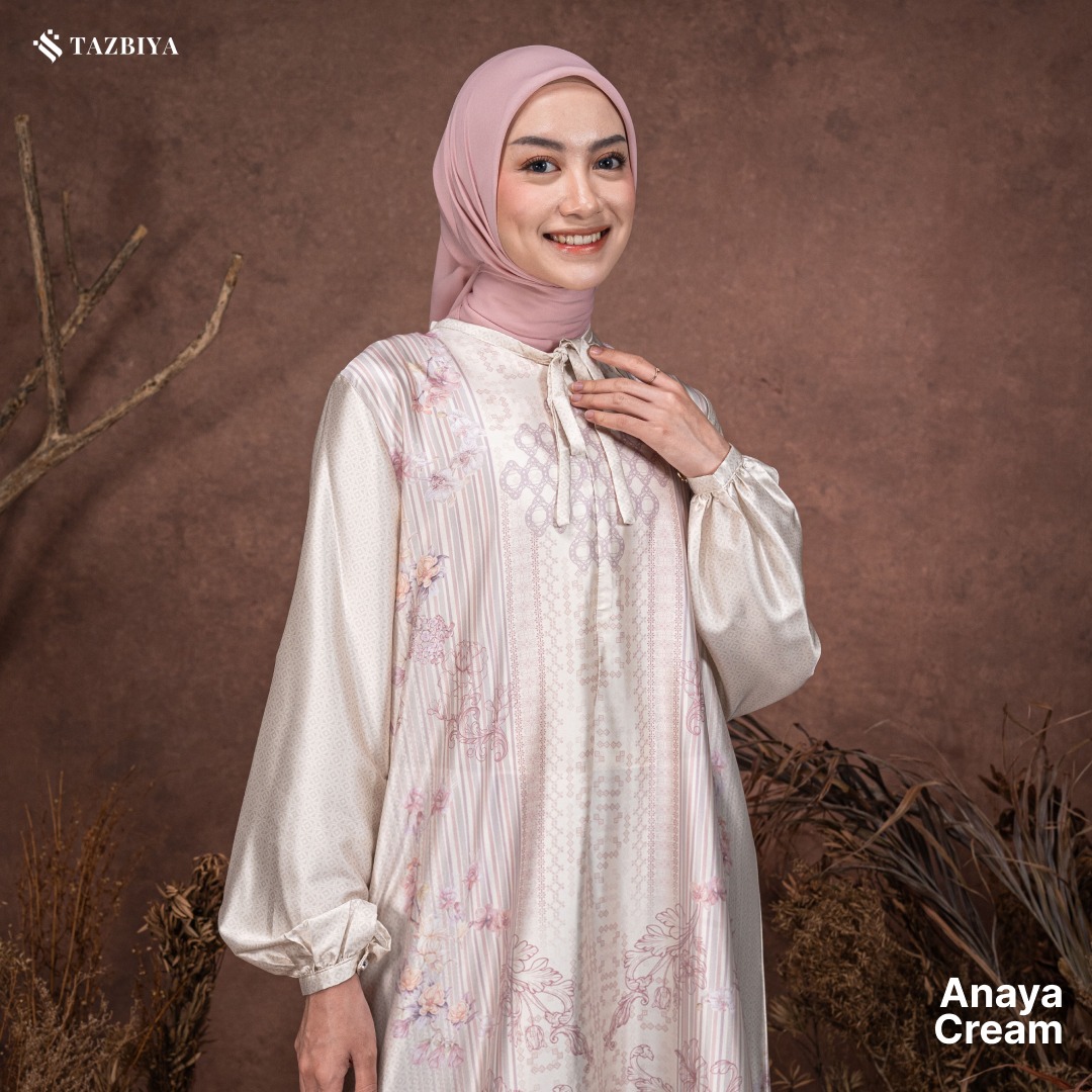 TAZBIYA MUSLIMWEAR GAMIS SILK PREMIUM ANAYA SERIES