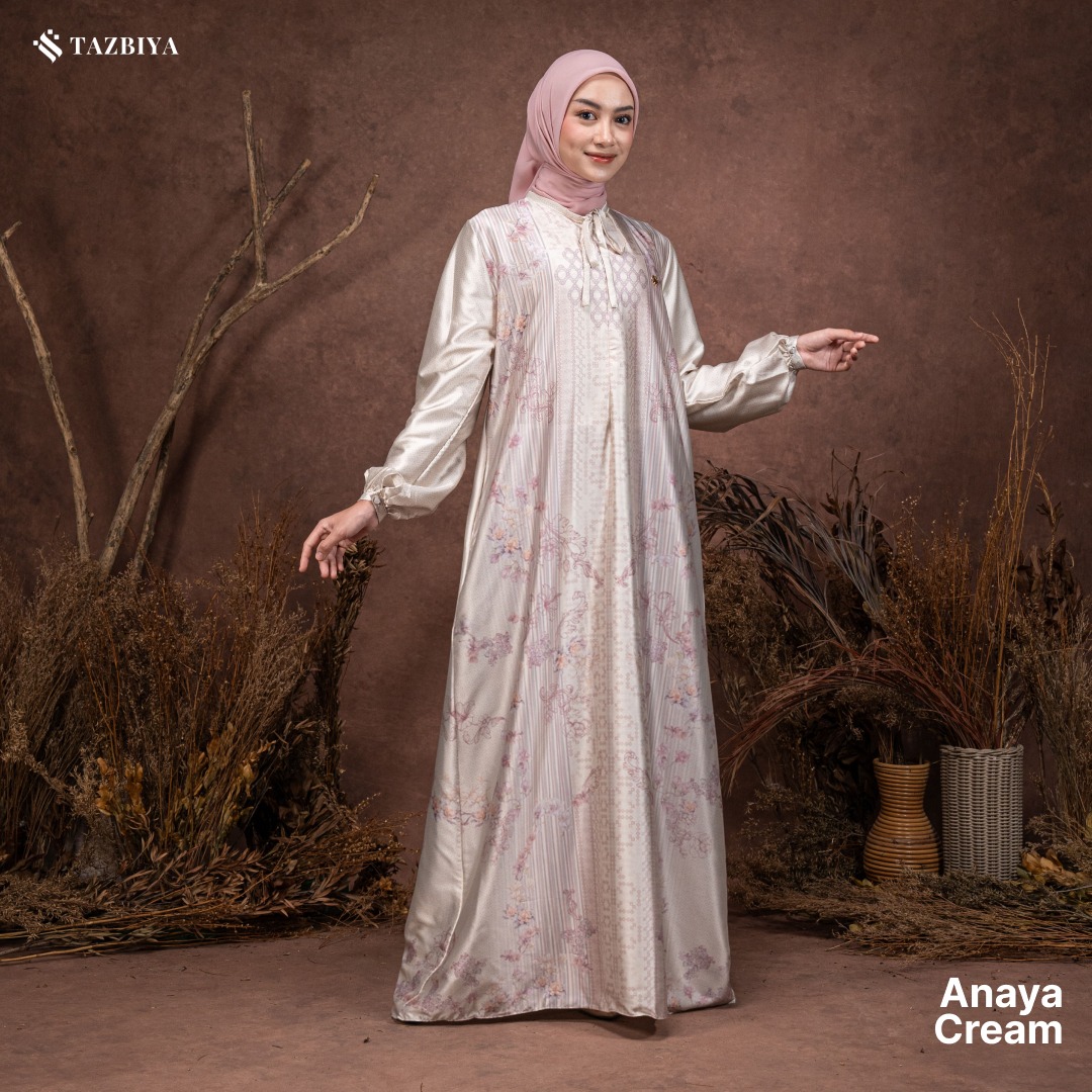 TAZBIYA MUSLIMWEAR GAMIS SILK PREMIUM ANAYA SERIES