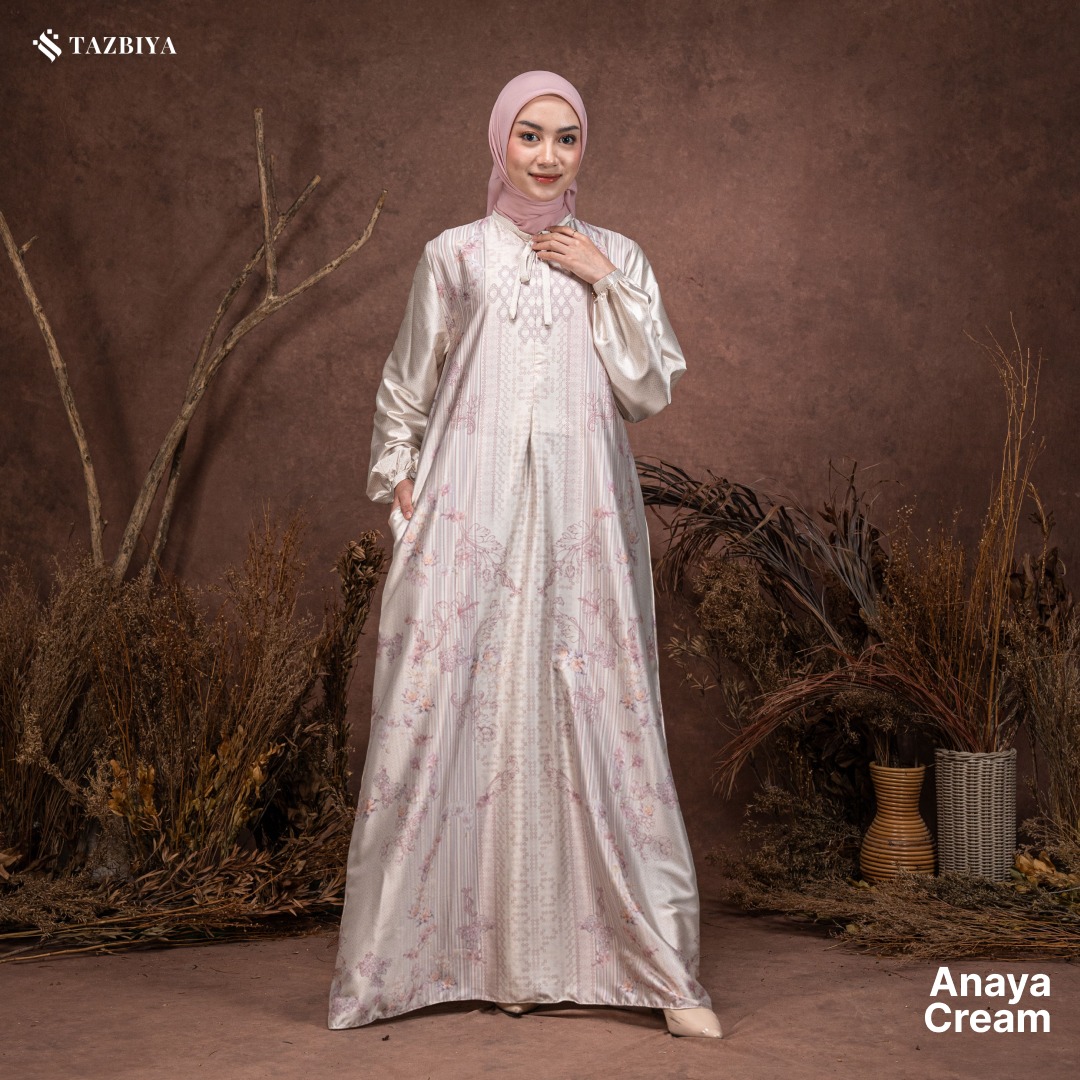 TAZBIYA MUSLIMWEAR GAMIS SILK PREMIUM ANAYA SERIES