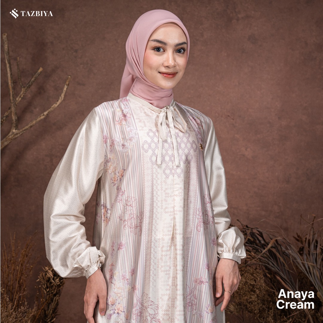 TAZBIYA MUSLIMWEAR GAMIS SILK PREMIUM ANAYA SERIES